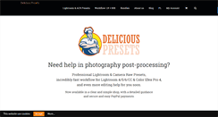 Desktop Screenshot of deliciouspresets.com